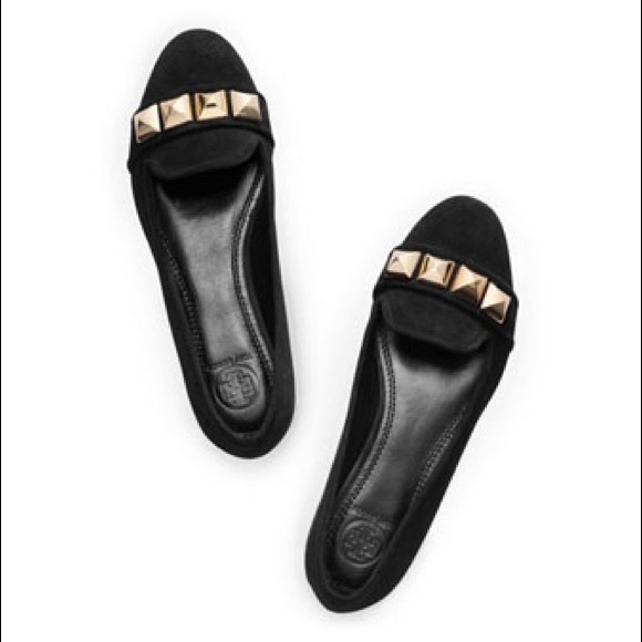 Tory Burch Smoking Asher Suede Slipper 8.5 8 1/2