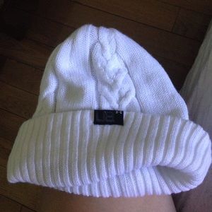 Under armor white hat