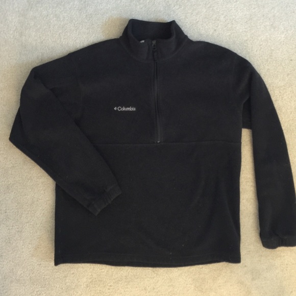 Columbia Black Fleece Half-Zip Jacket - Unisex