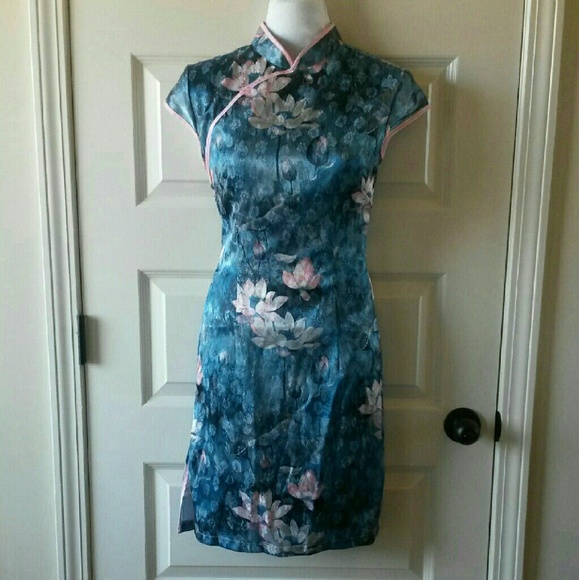 Final price-Chinese flower dress
