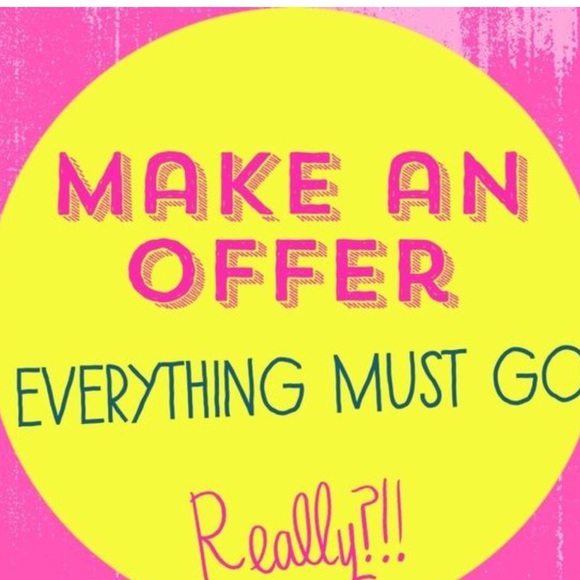 Everything must go!