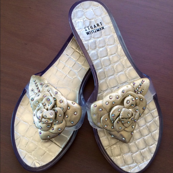 STUART WEITZMAN jelly sandals