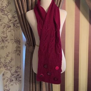 Used rarely Louis Vuitton Pink Scarf with Buttons