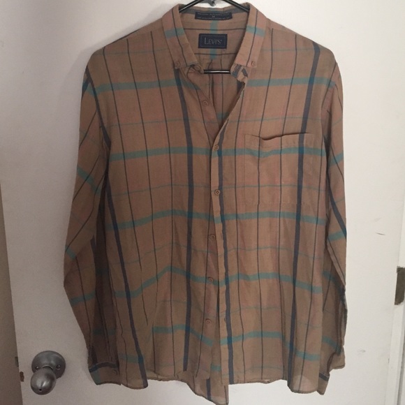 Vintage Levi's long sleeve button up - men's M