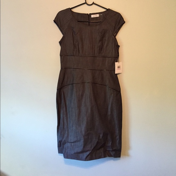 NWT Calvin Klein Zipper Dress