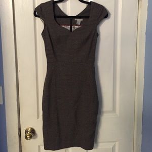 NWOT Brown houndstooth dress
