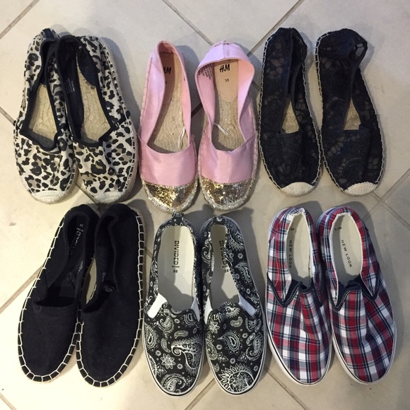 6 slip ons👟👟👟👟👟👟h&m/asos - Picture 1 of 3