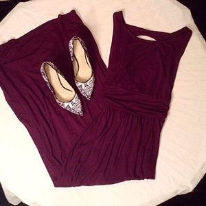 Gilli Deep Purple Maxi Dress