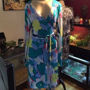 Multicolor wrap Dress