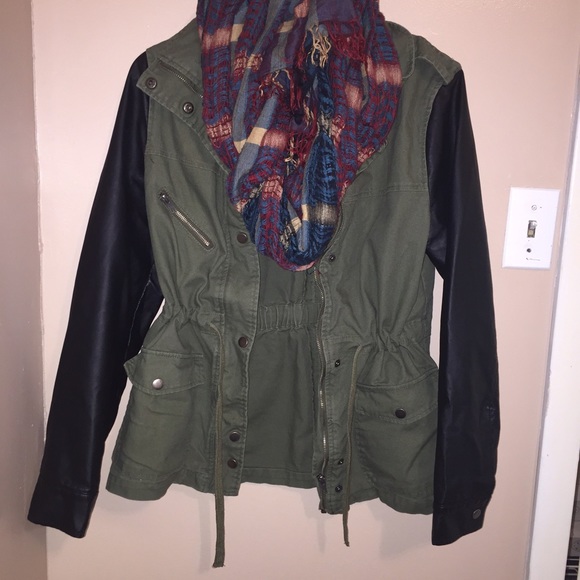 Military green jacket