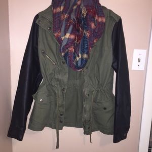 Military green jacket
