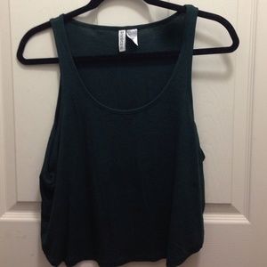 Loose Deep Green Tank