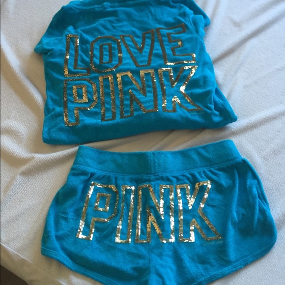 Victoria Secret Pink Terry Suit