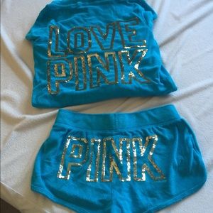 Victoria Secret Pink Terry Suit