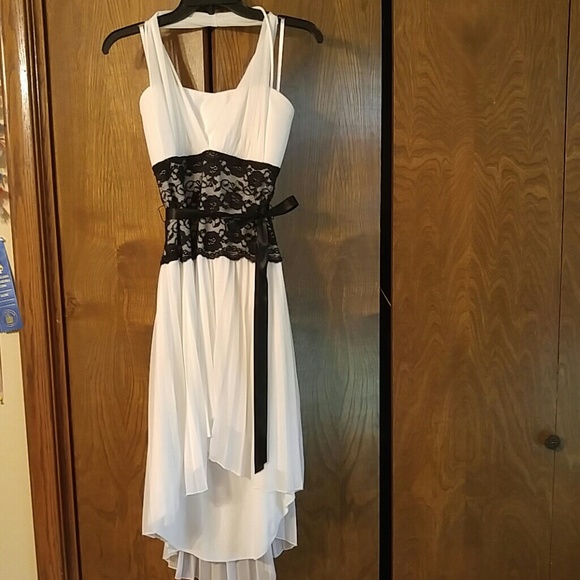 A Deb highlow dress