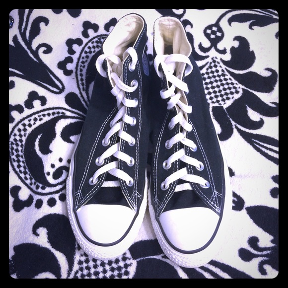 Black High Top Converse