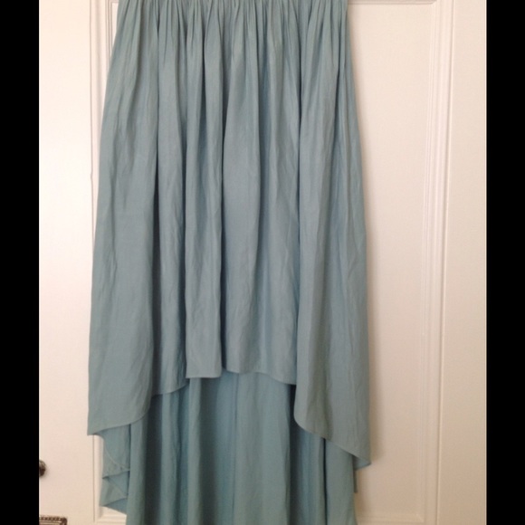 Midi Hi-Low Skirt, Seafoam, XS - Picture 3 of 3