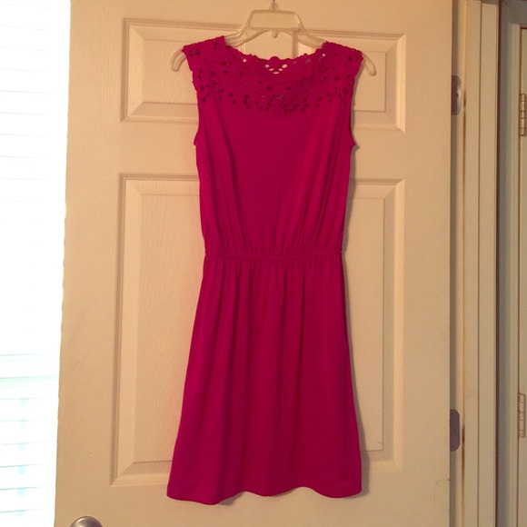 Ann Taylor loft dress pink