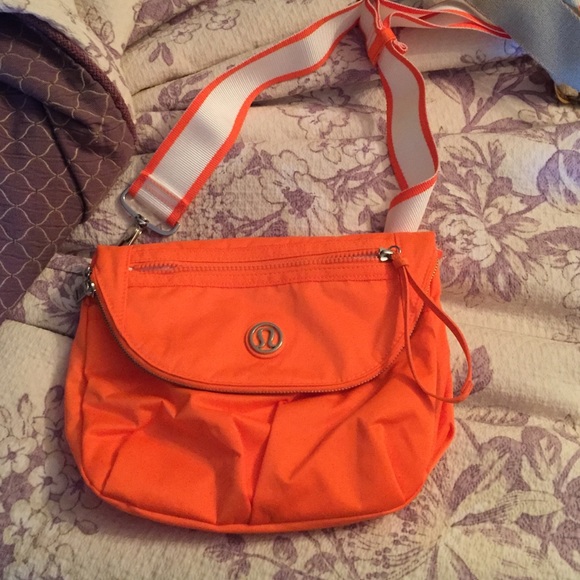 Never Used Lululemon Orange Crossbody bag.