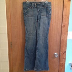 Hydraulic denim jeans
