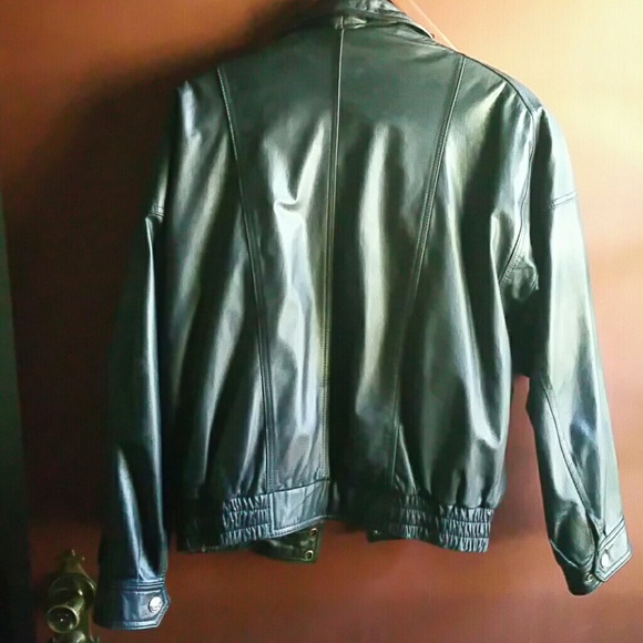 Wilsons leather biker jacket - Picture 3 of 4