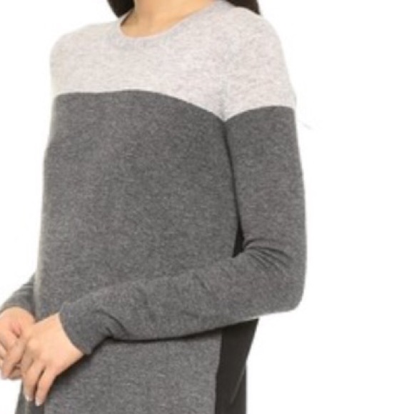 πSOLDπ πHPπ VINCE Cashmere Colorblock Sweater - Picture 4 of 4