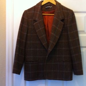 Giorgio Sant'Angelo tweed wool blazer