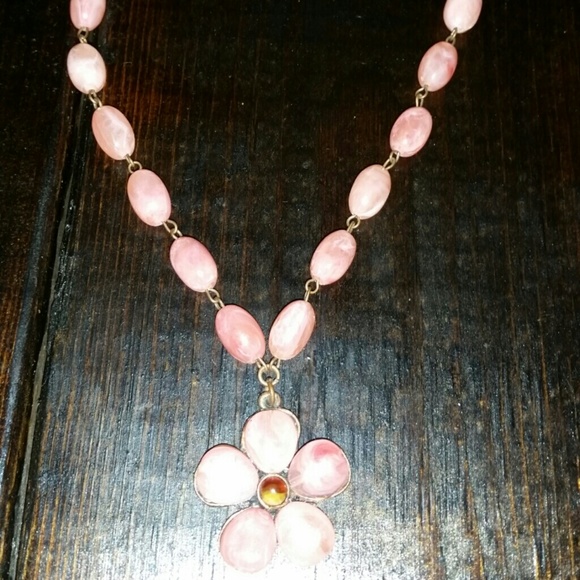Pink necklace