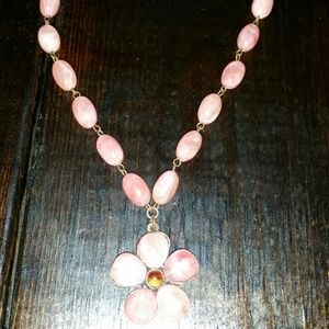 Pink necklace