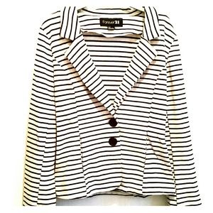 Forever 21 striped blazer