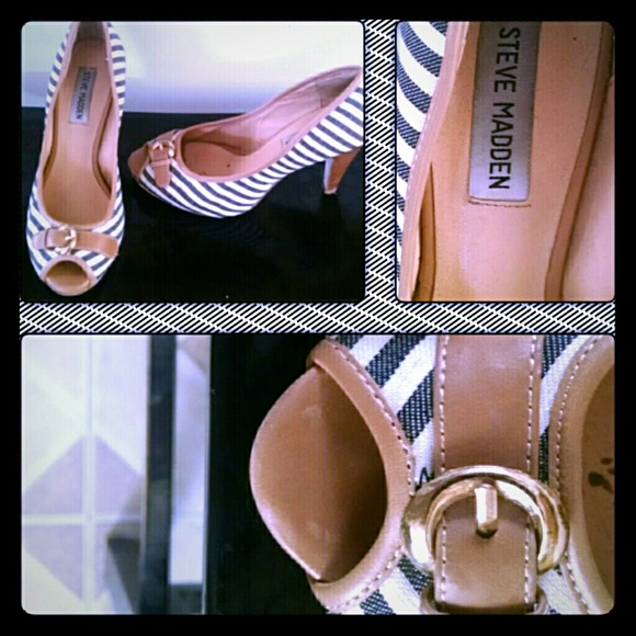 👠👠Peep toe Steve Madden heels