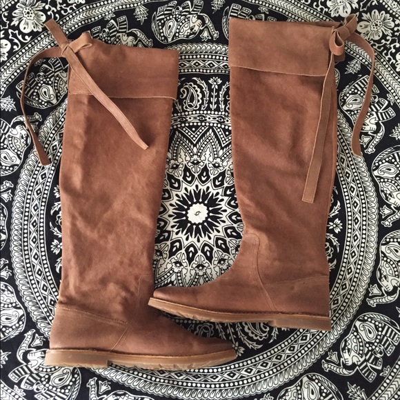 Frye Knee-High Leather Boots