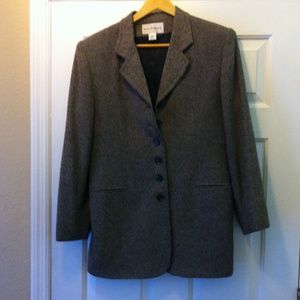 Evan-Picone tweed blazer