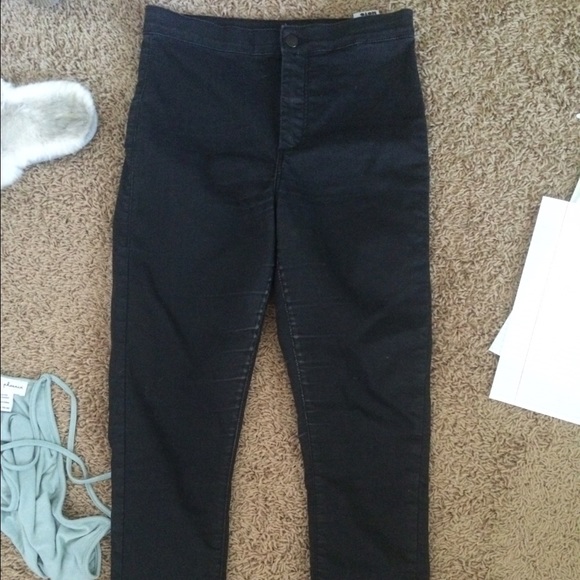 Black topshop Joni jeans size 30
