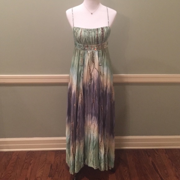 PRICE DROP! BCBGMaxAzaria Woven Silk Dress - Picture 1 of 4