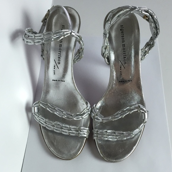 Singerson Morrison silver sandals size 37
