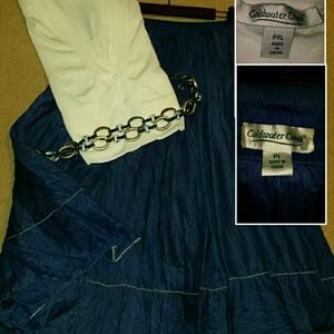 Coldwater Creek Broom skirt and Carnagan🐴💐🌼