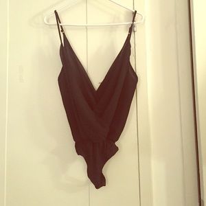 Deep V Tobi leotard