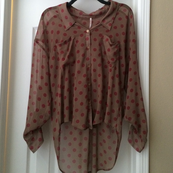 Free People sheer top