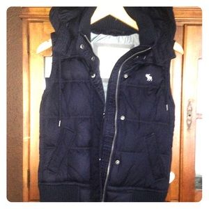 Dark Navy Blue Winter Vest