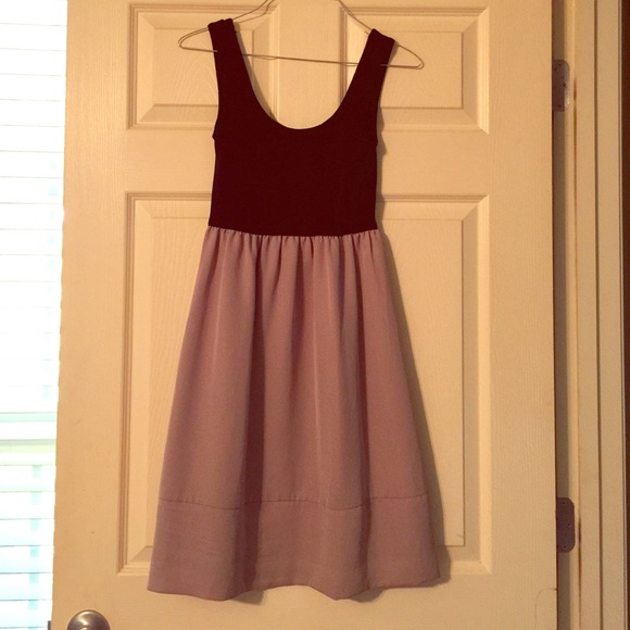 Black and silky dress