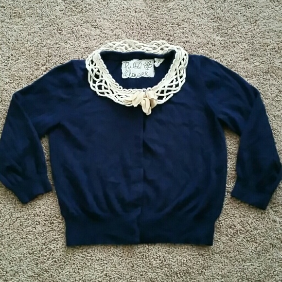 Anthropologie Field of Flower cardigan