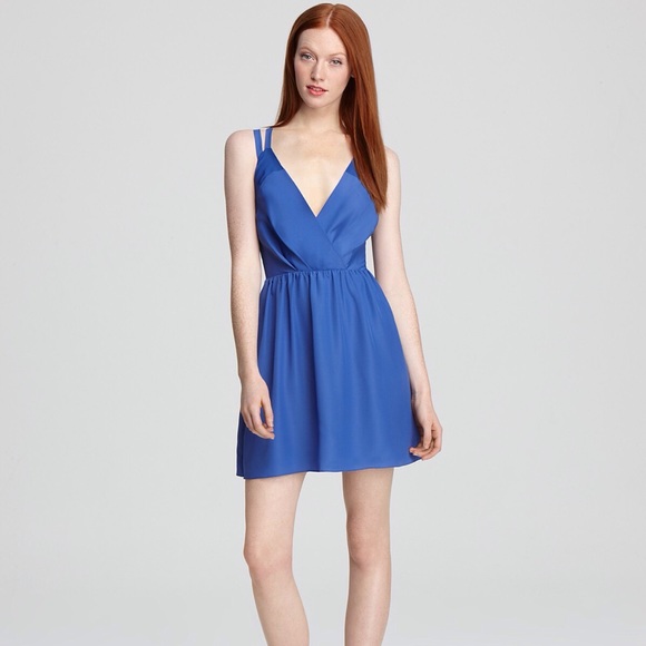 BCBGeneration double strap blue dress Size 6