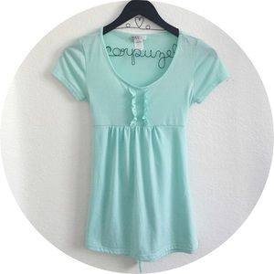 Turquoise blouse