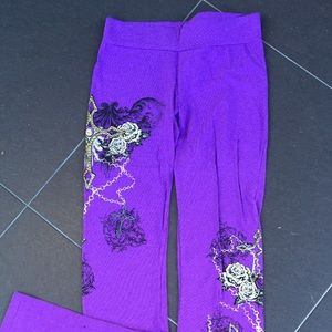 New yoga pants. No tags. Purple