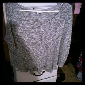 Oversized sweater shirt