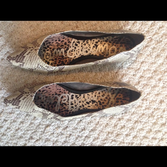 Sam Edelman snakeskin flats