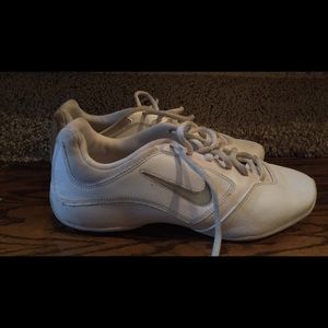 White Nike Cheer Shoes