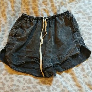 Lounge acid washed shorts