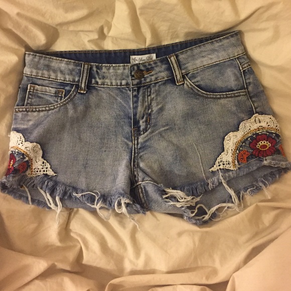 Denim shorts